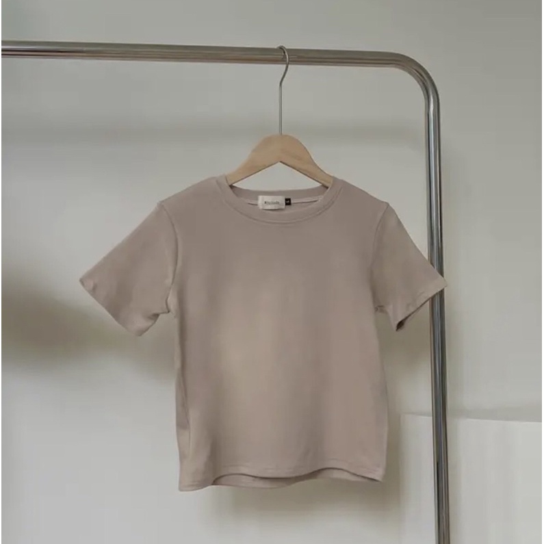 Áo thun cổ tròn nữ dáng ngắn, chất phông zip co giãn thấm hút mồ hôi