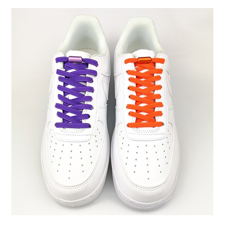 Dây Giày Lười Đàn Hồi Khóa Kim Loại Tiện Lợi Phù Hợp Nam Nữ Trẻ Em 12065