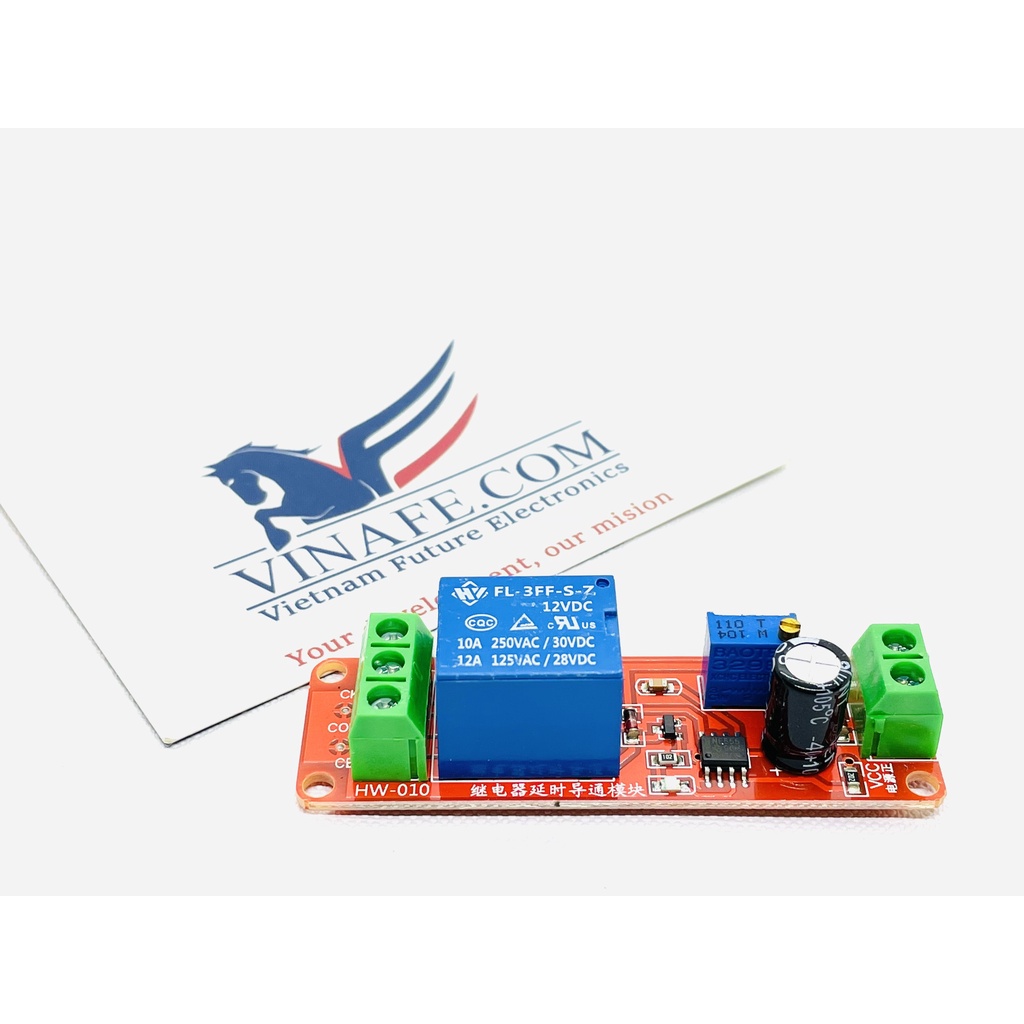 Module Delay Relay 12V NE555 (Mạch tạo trễ thời gian)