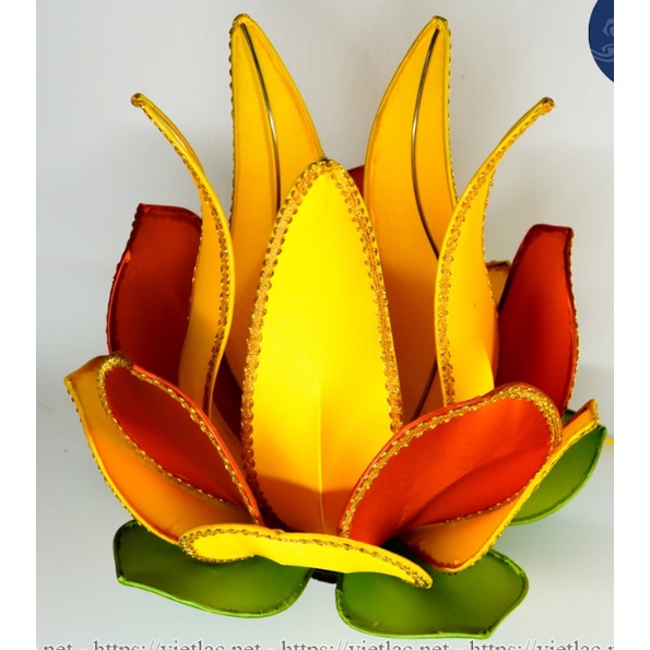 Đèn lụa hoa sen không đế 40cm