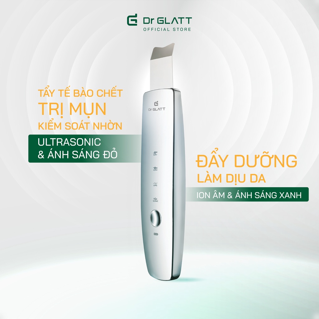 Máy đẩy tinh chất tẩy tế bào chết nâng cơ trẻ hoá da DR GLATT ULTRAS 2.0