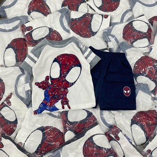Set bộ bé trai hình người nhện spiderman