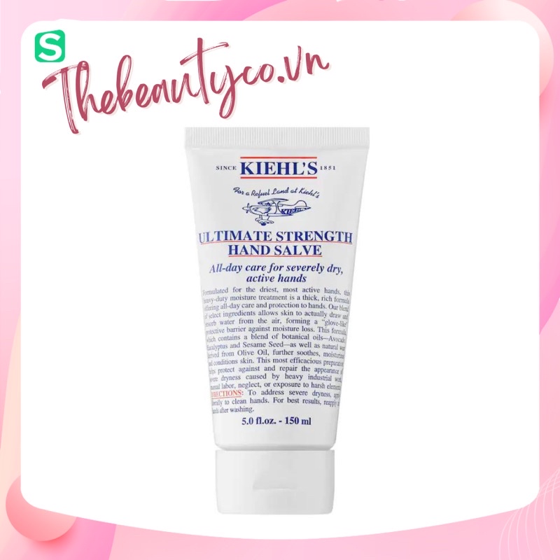 (Bill US) Kem dưỡng da tay Kiehl's Ultimate Strength Hand Salve 150ml