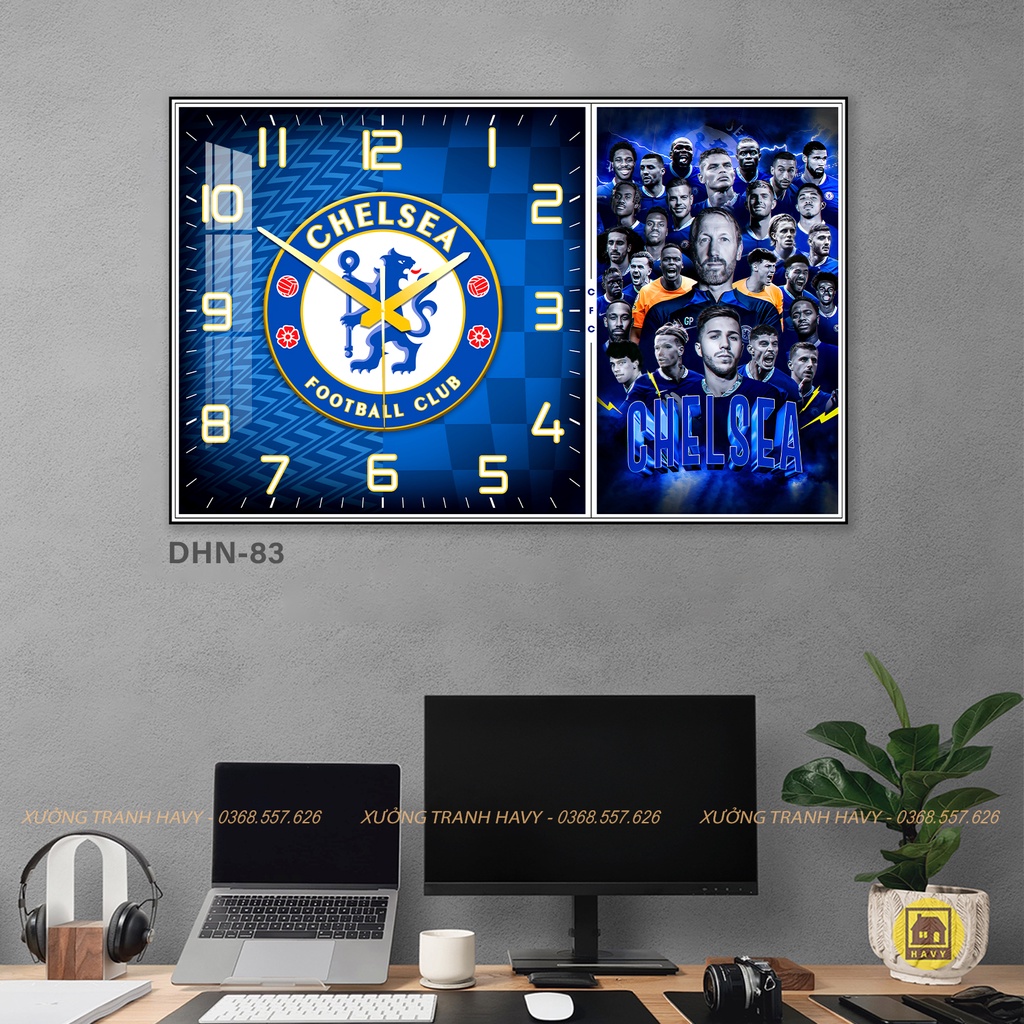 Đồng hồ treo tường đội bóng CHELSEA mùa giải 2022-2023
