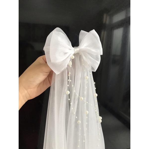 Lúp cô dâu phối nơ tiểu thư nhiều mẫu