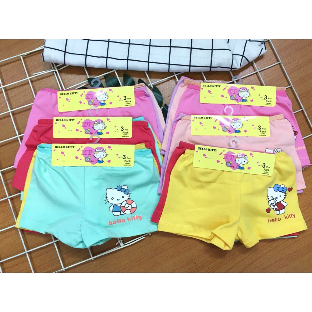 Combo 3 quần chip đùi bé gái