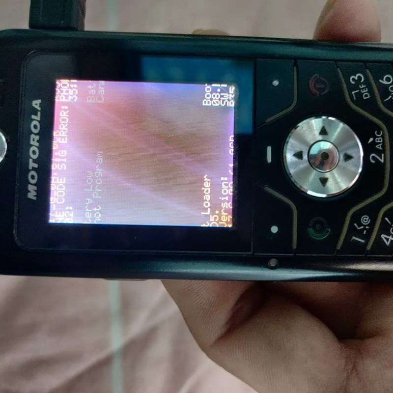 Xác motorola L6 treo boot loader