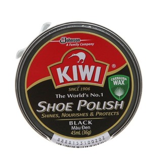 Xi đánh giày KIWI hàng Thái Lan chính hãng màu đen nâu 45ml - Bàn chải đánh giày KIWI chính hãng đen đỏ