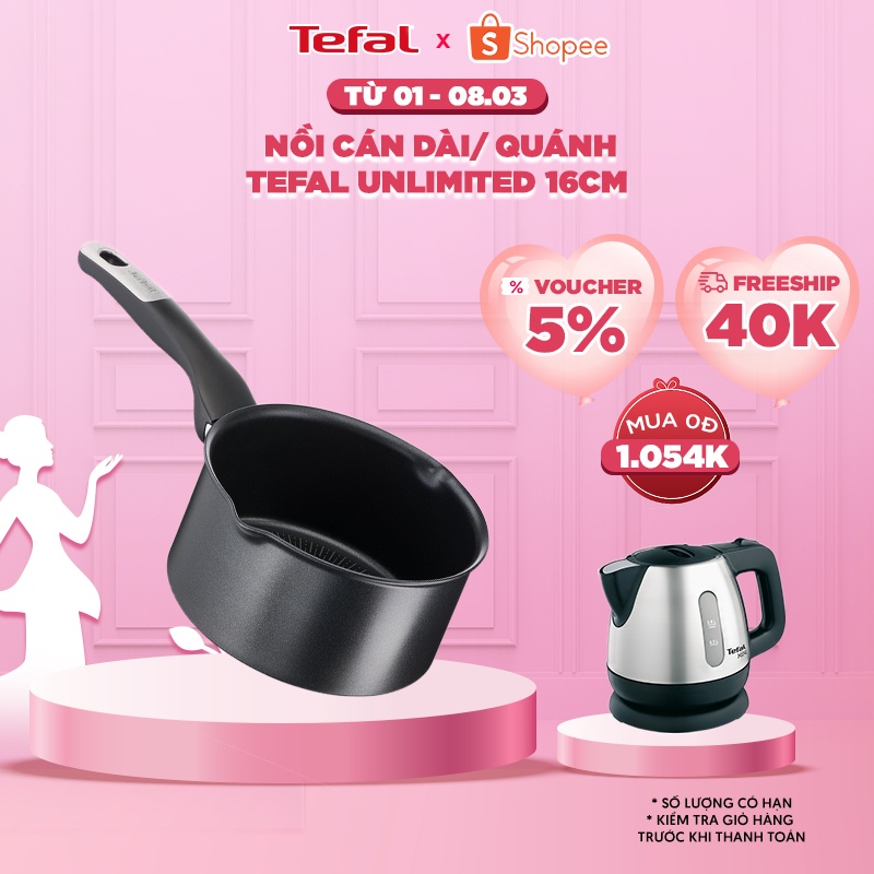 Nồi cán dài/ quánh Tefal Unlimited 16cm