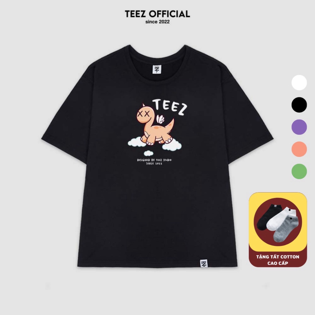 Áo Thun Unisex Nam Nữ TEEZ - TZ1028 Form Rộng Tay Lỡ Freesize - Hàng mới về