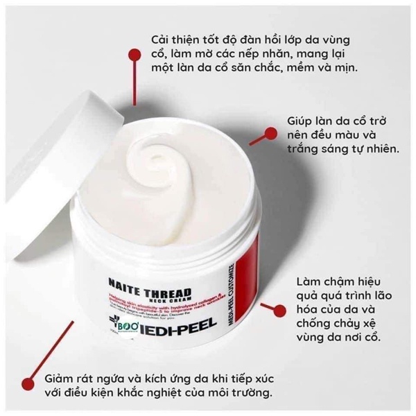 Kem Dưỡng Da Cổ Chống Lão Hóa MEDIPEEL NAITE THREAD Neck Cream Medi Peel 100ml