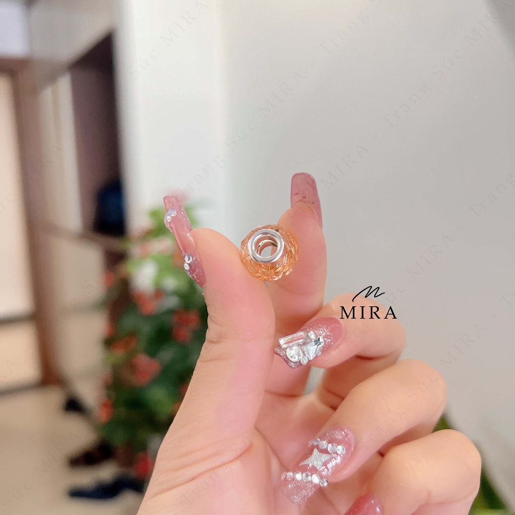 Charm, Hạt Pan MIRA & Co. - DA03 Đá Phay Mix Được Tất Cả Dòng Lắc MIRA