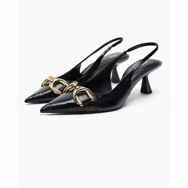 |NEW| Mẫu Zr SlingBack 2023 mũi nhọn NMINESTORE hàng FULLBOX