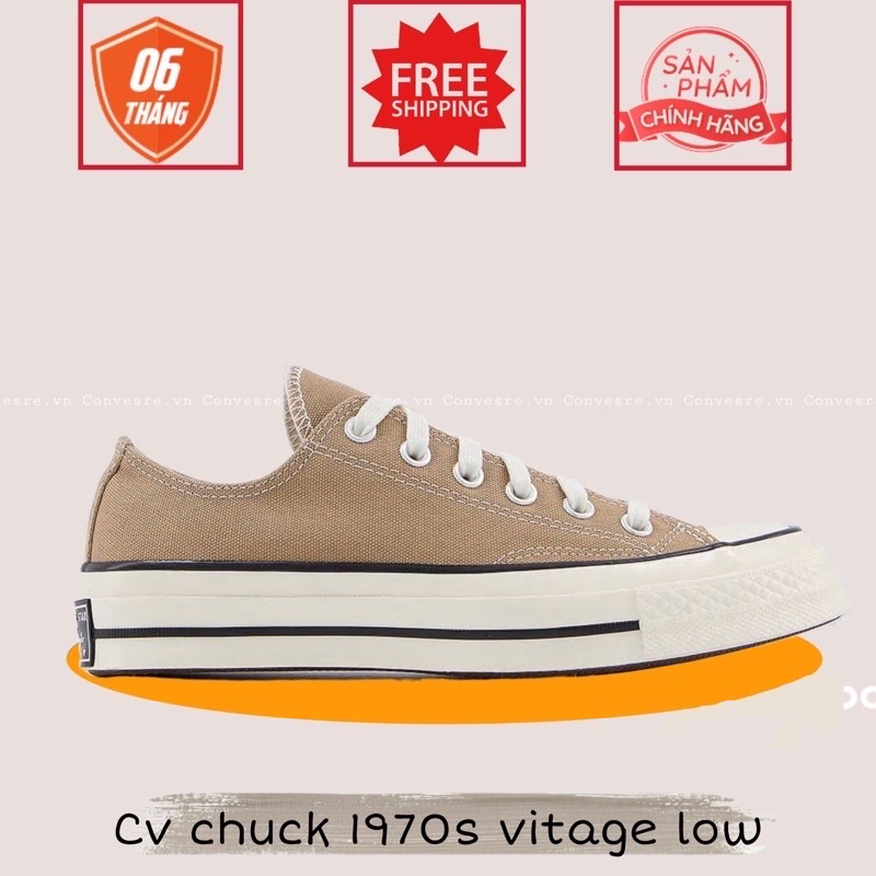 Giày sneaker CONVERSEE 𝘾𝙝𝙪𝙘𝙠 𝟭𝟵𝟳𝟬𝙨 low vitage ( 70s_DC )