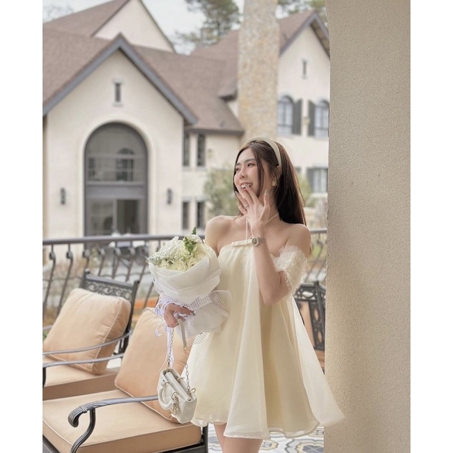 [SẴN] Váy Tiểu Thư Wyn.Anh Thiết Kế Tay Phồng Trễ Vai Cách Điệu Siêu Xinh - phuonganh.vno0 | BigBuy360 - bigbuy360.vn