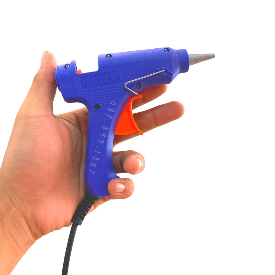 Súng bắn keo nến 20W Gstar GG20 loại nhỏ đầu xịt keo bằng sắt mạ xi - Học Sinh Store