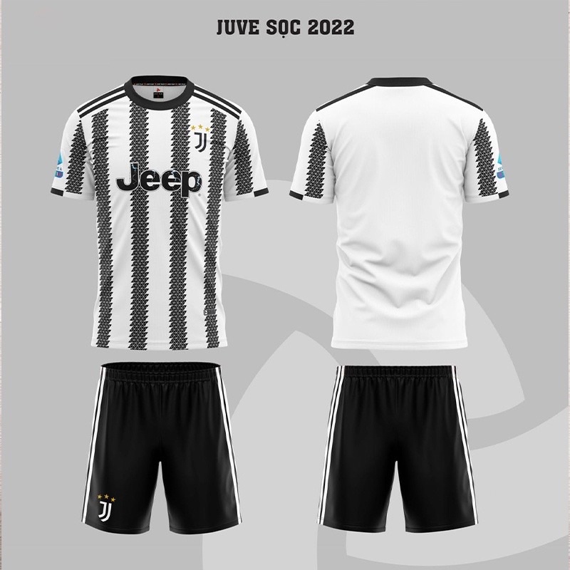 Áo bóng đá 2023☝️TUYỂN JUVENSUT👉 Chất vải mè thái caro thấm hút mồ hôi ( giá siêu rẻ