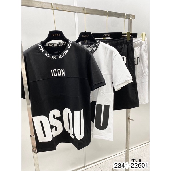 Bộ Quần Áo Nam DSQ Chữ In Vải Cotton - Bộ DSQ Nam Cao Cấp