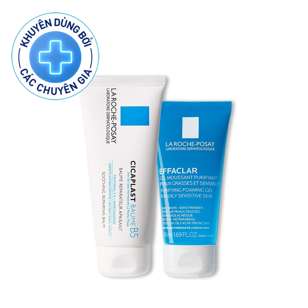 Bộ kem dưỡng làm dịu làm mượt làm mát và phục hồi làn da La Roche Posay Cicaplast Baume B5 Soothing Repairing Balm