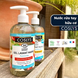 Nước rửa tay táo hữu cơ Coslys (300ml) (chai)