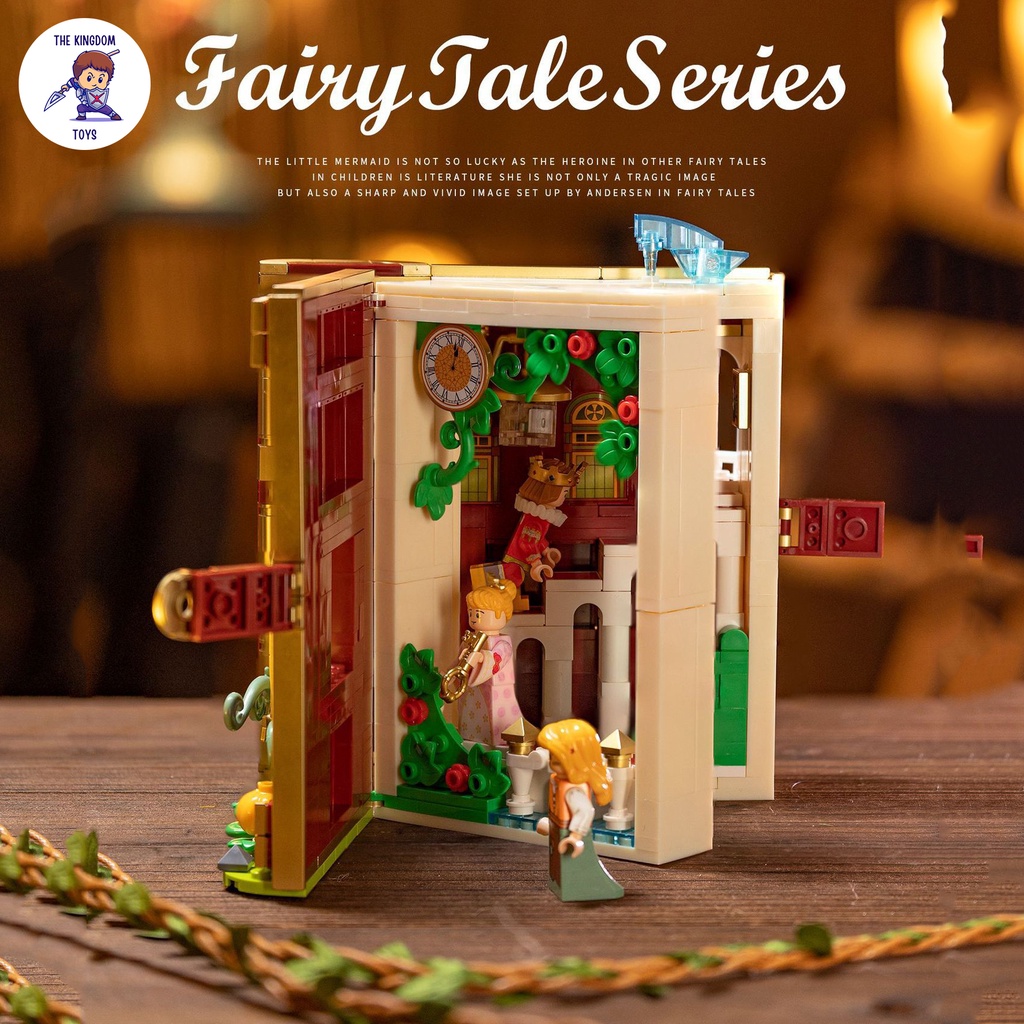Đồ Chơi Lắp Ráp Mô Hình Truyện Cổ Tích Fairy Tales  Alice / Nàng Tiên Cá / Aladdin / Cô Bé Lọ Lem / Bạch Tuyết
