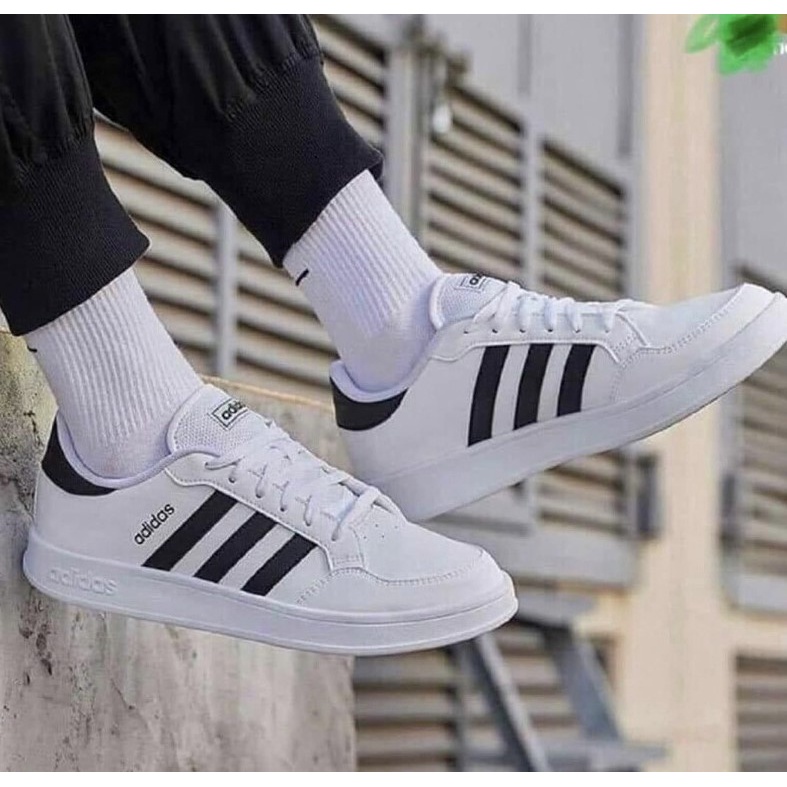Giày Sneaker Adidas NAM NỮ Breaknet "White Black" FY9506 FX8707