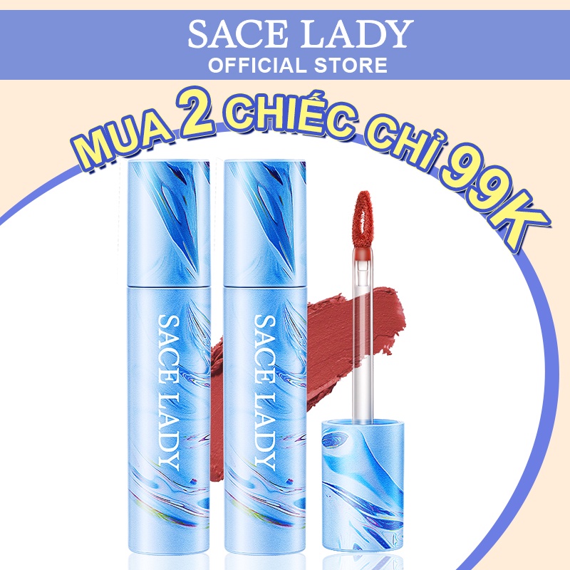 Thỏi son kem SACE LADY hiệu ứng nhung lì lâu trôi 3g