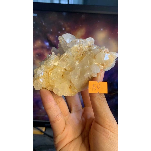 VIÊN ĐÁ TỰ NHIÊN tán sắc 178 thanh tẩy chakra STONE LEMURIAN Clear Quartz NATURAL Citrine