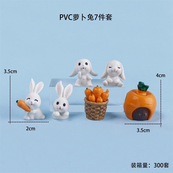 Set nhà thỏ cà rốt - nhựa đặc