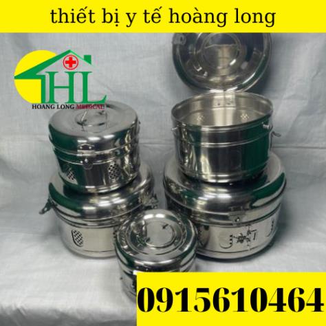 Hộp hấp dụng cụ, hộp hấp y tế, hộp hấp tiệt trùng, hộp hấp inox các size