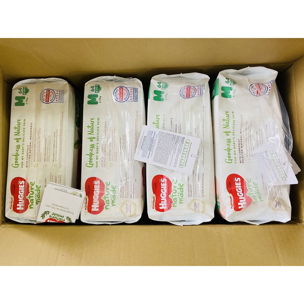 Tã quần/ dán Huggies Platinum Made cao cấp cho bé