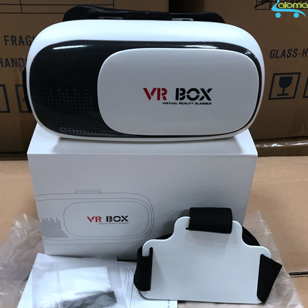 Kính thực tế ảo 3D VR Box xem phim trên điện thoại VRB-V2 thấu kính cao cấp