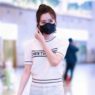 Áo len tăm Diori cộc tay