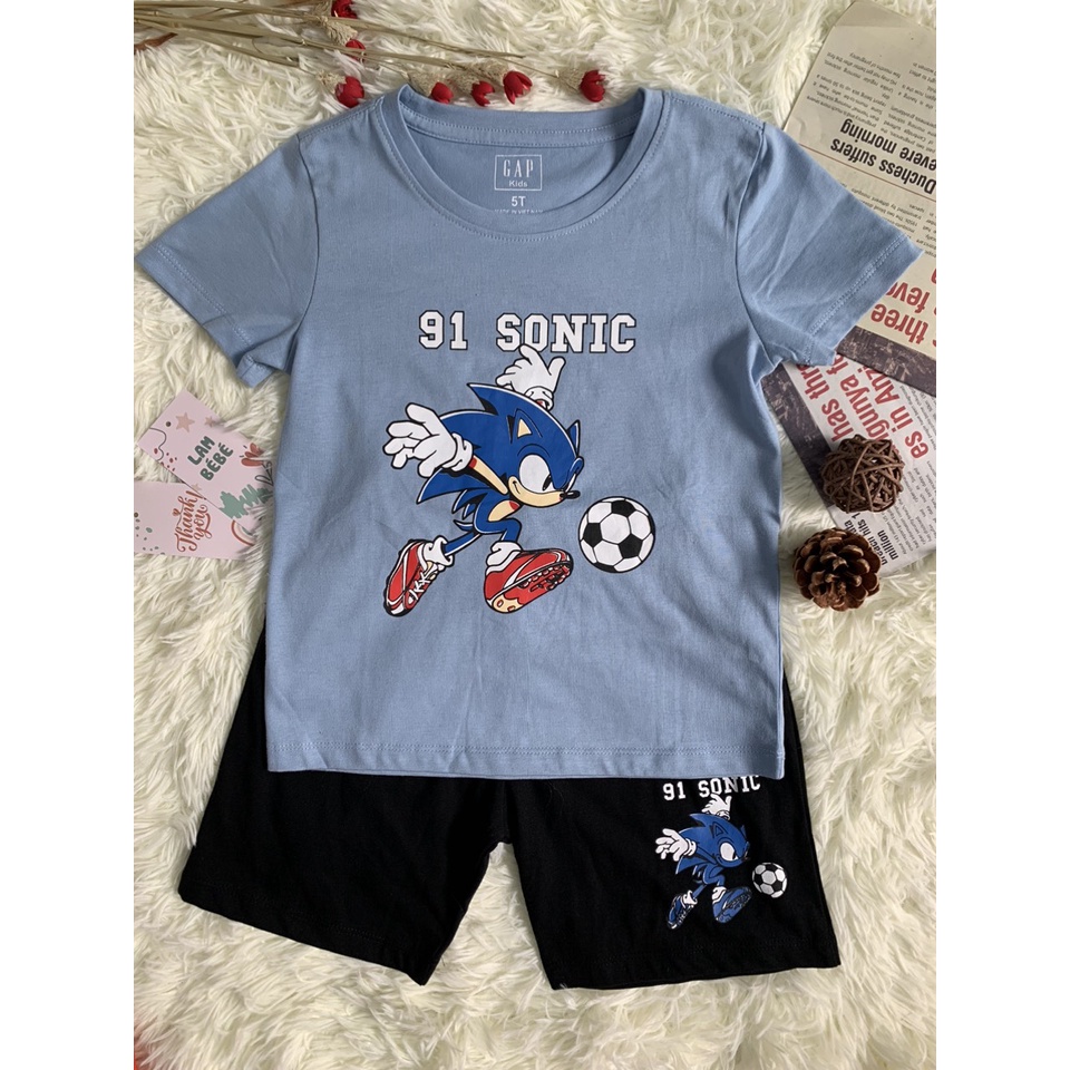 Bộ quần áo ngắn tay G.A.P siêu năng động cho bé trai
