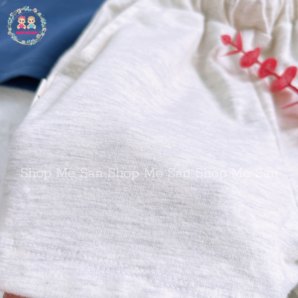 Bộ Cộc Tay Bé Trai, Bộ Hè Bé Trai  Hàng Xuất Cao Cấp Với Phong Cách Thể Thao Hoạ Tiết Chó Happy Đáng Yêu