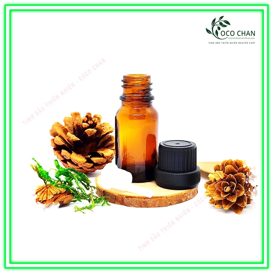 Chai Lọ Thủy Tinh Nhỏ Giọt Dung Tích 10ml, Đựng Tinh Dầu, Serum - Thân Nâu, Nắp Đen Cực Đẹp