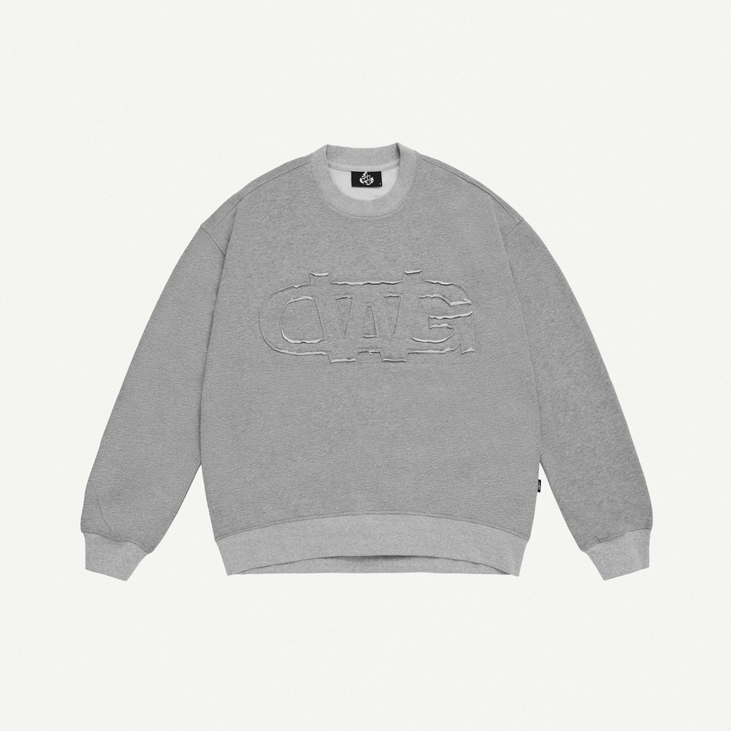 PATCH LOGO SWEATER / Áo sweater vải nỉ cua / GAMBLE WORLDWIDE