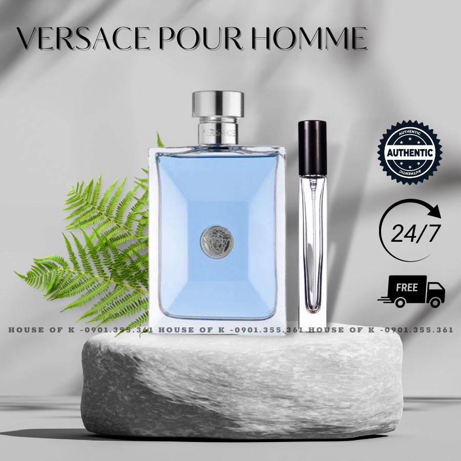 Nước Hoa Mini Nam Versace Pour Homme EDT chai chiết dùng thử 10ml hương thơm tươi mát quốc dân