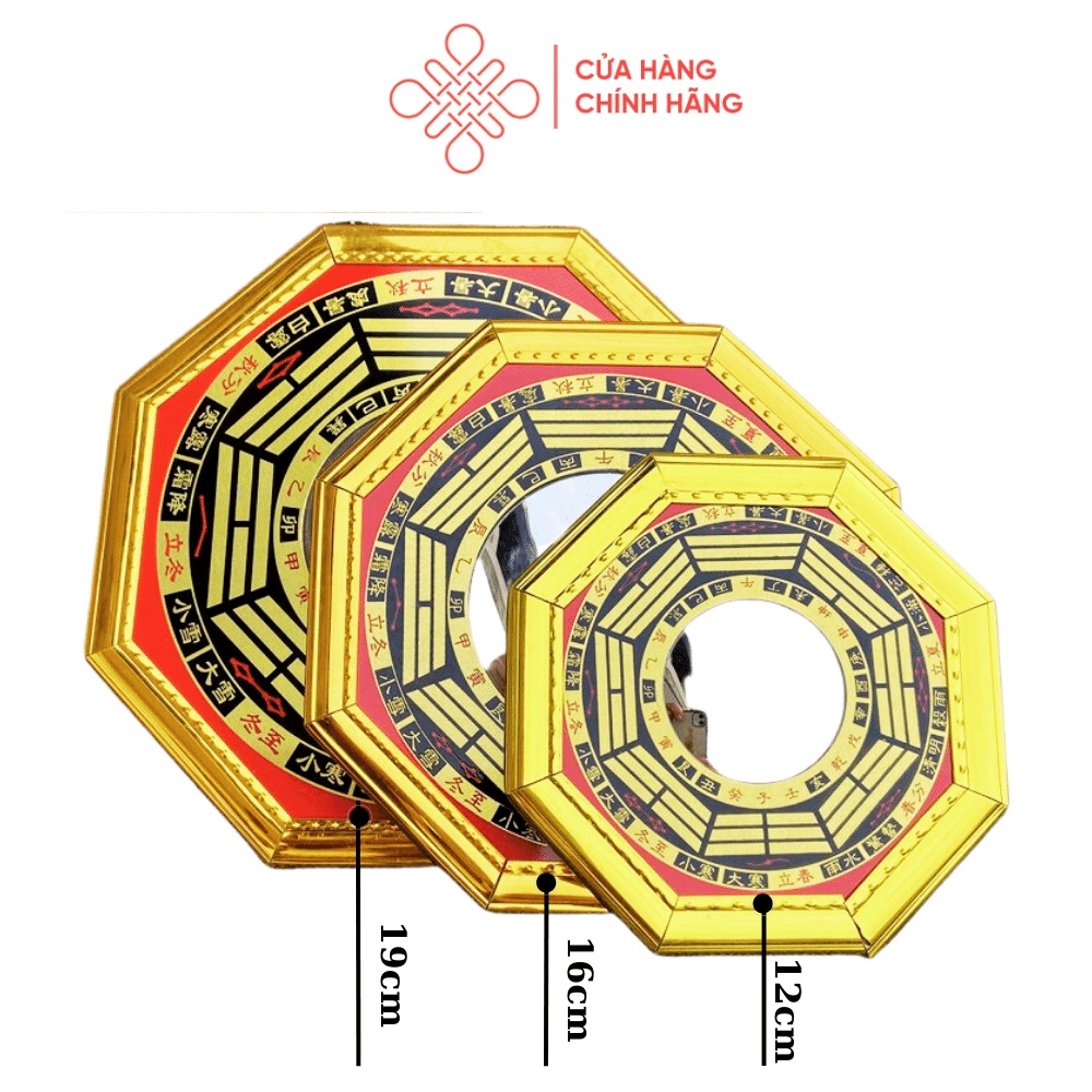 Gương Bát Quái Tiên Thiên Lồi, Lõm - Cửa Hàng Phật Giáo Thái Linh