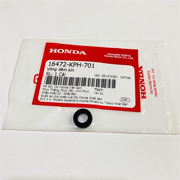 Gioăng đầu kim phun. Vòng đệm kín nhiều dòng xe Zin Honda - 16472KPH701
