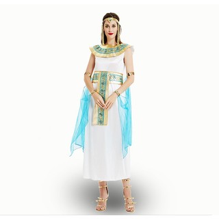 Hm1196 trang phục hóa trang người lớn nhân vật nữ hoàng ai cập trắng