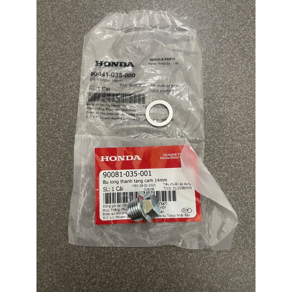 Ốc tăng long đền tăng cam xe wave nhỏ an pha bụng zx100 rs 100 future 1 90081035001 90441035000