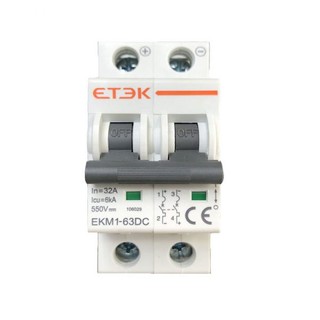 Cb dc 550v 16a/32a 2p etek