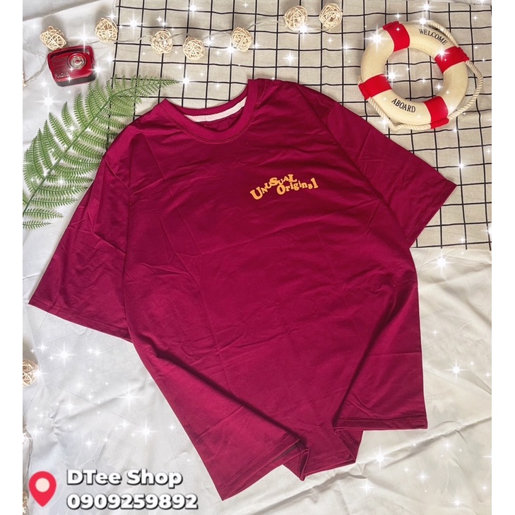 [DTee Shop] Áo thun tay lỡ “UNUSUAL ORIGINAL” (ảnh thật💯💯💯)