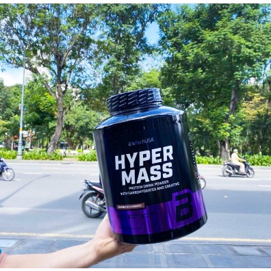 Sữa Tăng Cân Hyper Mass 8.8Lbs  BiotechUSA Tăng Cơ phát triển cơ nạc, bổ sung Protein có BCAA, Vitamin, vị ngon