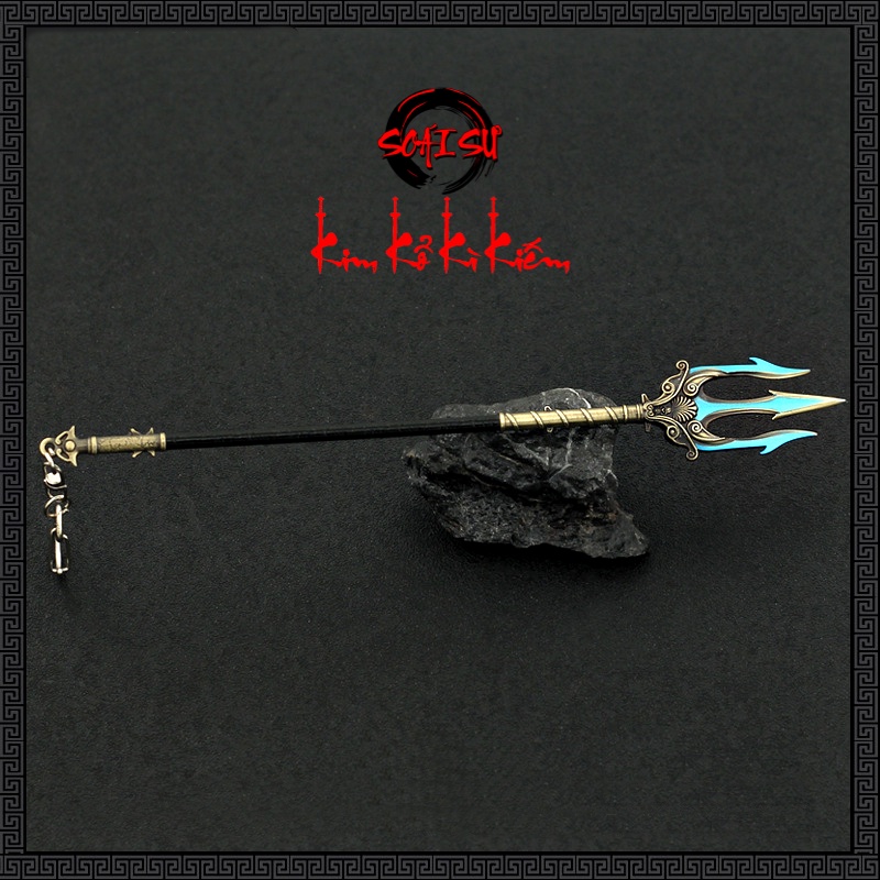 Mô hình Hải Thần Tam Xoa Mâu 22CM - God of War