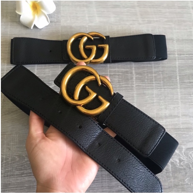 Đai váy nịt nữ G đồng Bản 3,5cm mặt đúc