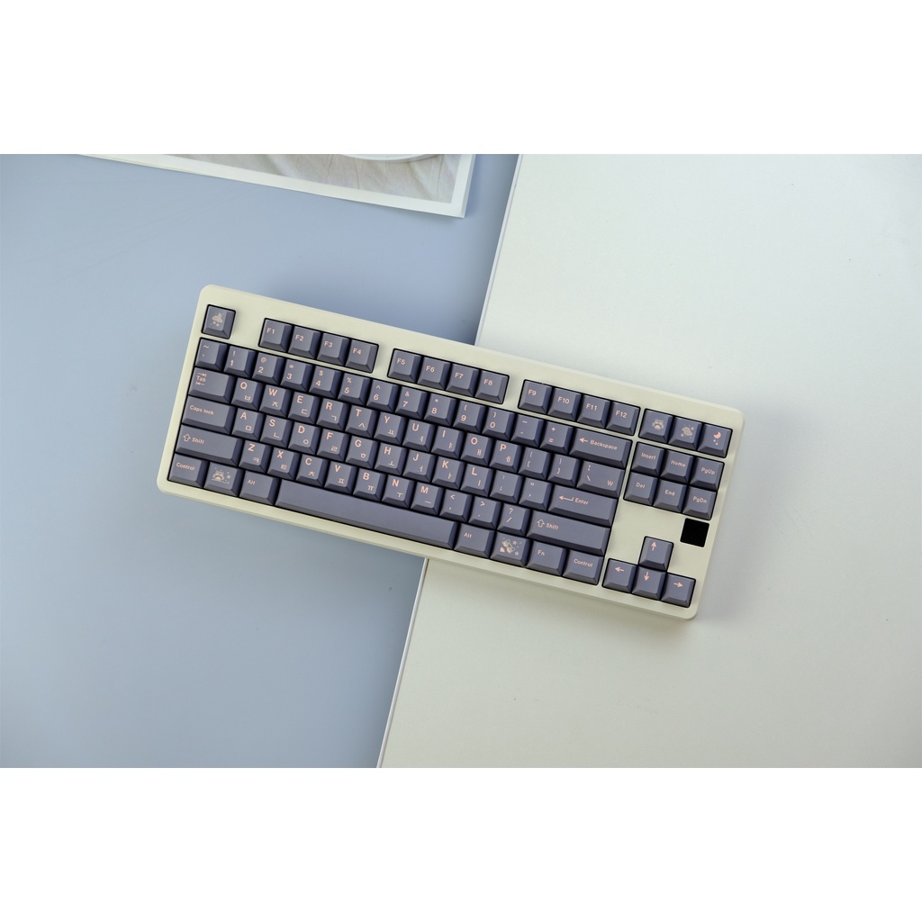 GMK Owl Keycap, 129 Phím Keycaps PBT Cherry Profile DYE-SUB Cá Nhân Keycaps GMK Cho Bàn Phím Cơ