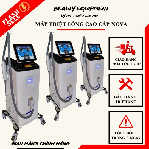 BH 18 tháng - Máy Triệt Lông và Laser Cao Cấp NOVA + NOVA PLUS