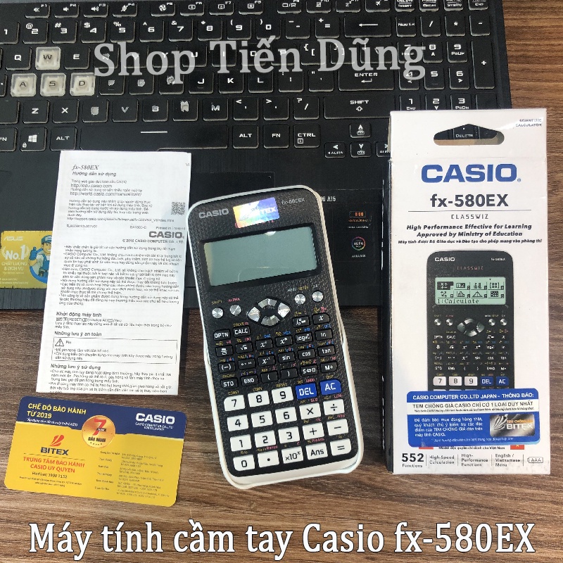Máy Tính Cầm Tay Casio fx 580EX dùng cho học sinh cấp 2 và cấp 3
